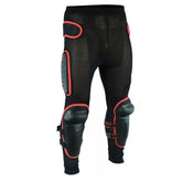 Adult Protective Trousers Padded Leg wear for Knee Protection Motorbike wear Red Color