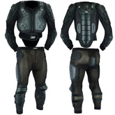 Kids Scorpion Black Body Armor with Protective Trouser Motocross Spine Guard Children Protection Outerwear