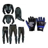 Kids Protective Scorpion Black Body Armor with Trousers & Hard Knuckle Gloves Children’s Safety Suit Back Protector Great for Sporting Activities Kids Gear