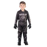 Kids Linear Suit Chlidren Motocross Racing Pant & Shirt Black Color