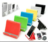 Mobile Phone Holder Cell Phone Stand for Desk Phone Holder Foldable Portable Adjustable Compatible with iPhone 15 14 13 Pro Max, iPhone 12 11 Plus SE XS XR 8 7, Office Desk Travel Accessories