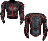 Adult Full Body Red Foxi Armor Motorbike Protective Jacket Motocross Protection Jacket Off-roading Motorcycle Guard