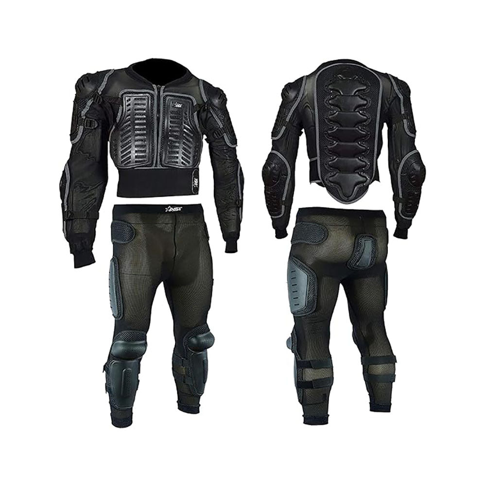 STAR AST Kids Motorcycle Armor Protective Suit For Racing Body & Chest Spine Protector Jacket Chest Back Support Protector for Motorbike Racing Cycling & Skating and Protective Trouser