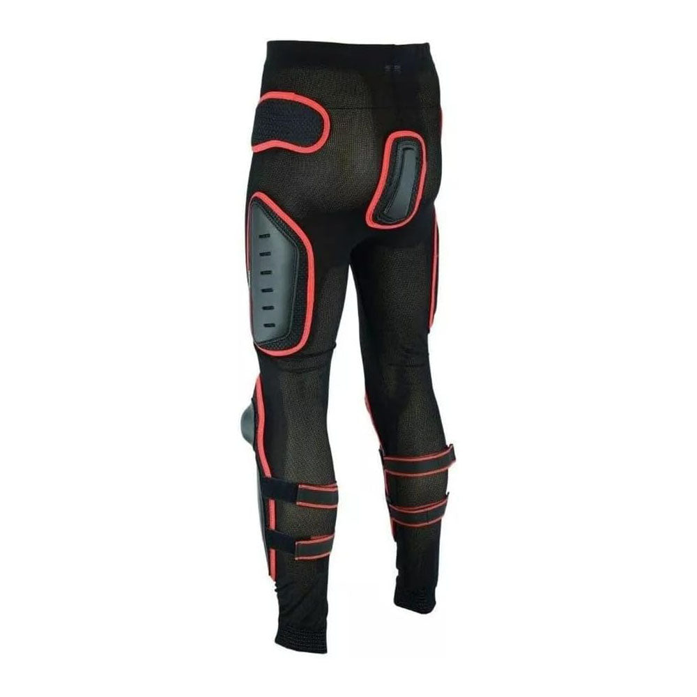 STAR AST Kids Motorcycle Armor Protective Suit For Racing Body & Red Chest Spine Protector Jacket Support Protector for Motorbike Racing Cycling & Skating with Black Protective Trouser