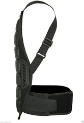 Adult Back Plate Armor Suit Jacket with Trouser Spine Protection, Motocross Guard In Black Color
