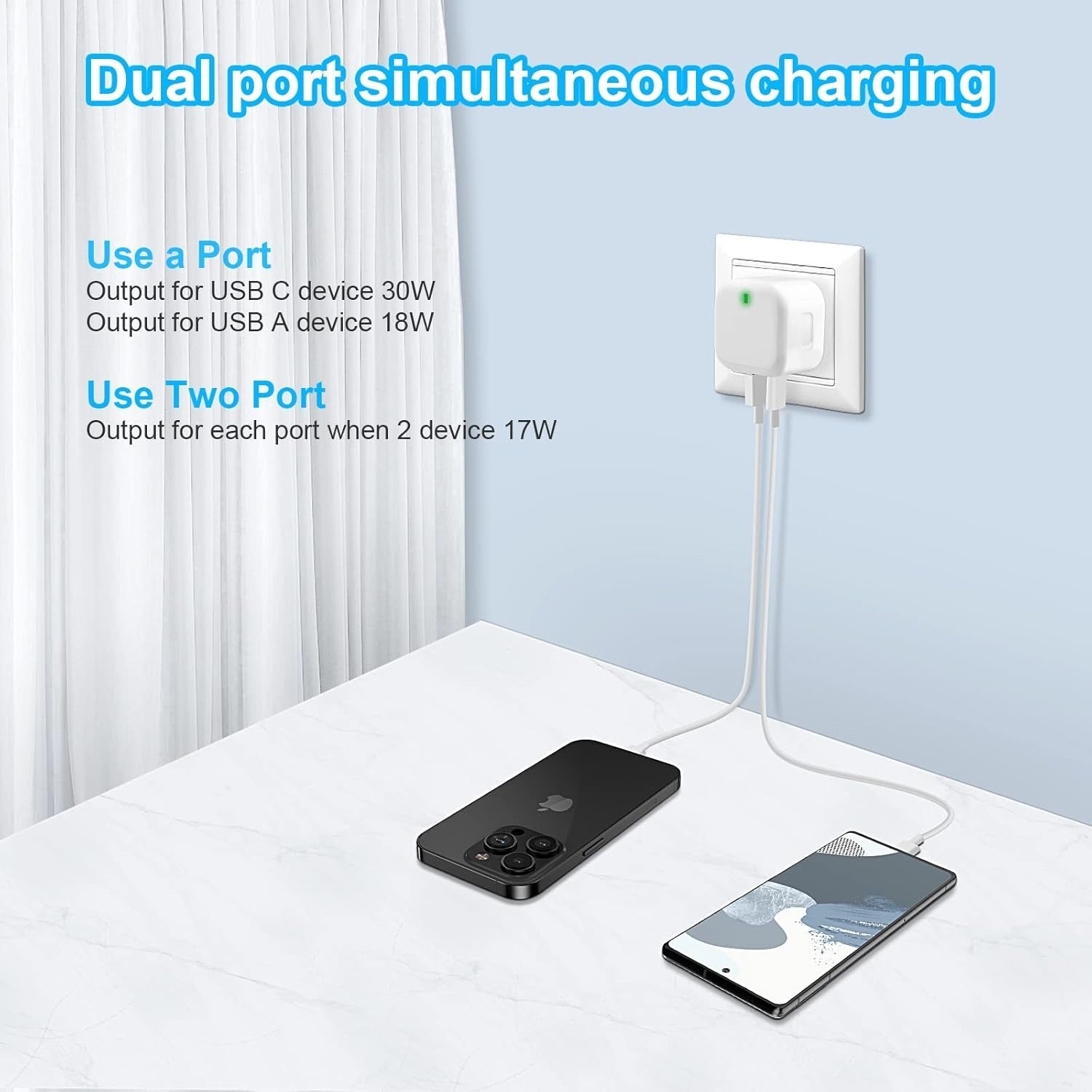 Fast 20W Adapter Charger USB C PD Plug Smartphone Devices For iPhone 15 14 13 12 11 Pro Max, Samsung, iPad X  Charging Cellphone us b fast Cable Lightning Protection Electronic Portable