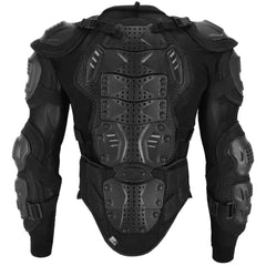 Adult Full Body Protective Foxi Armor Complete Suit Jacket with Shorts Spine Protection, Motocross Guard In Black