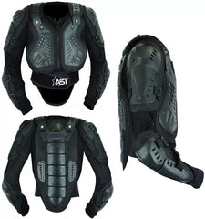 Adult Full Body Protective Scorpion Armor Complete Suit Jacket with Shorts Spine Protection, Motocross Guard In Black