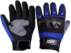 Kids Knuckle Gloves Protective Hand Gloves Hard Knuckle Protection Blue Color