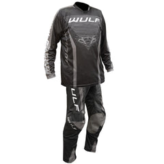 Kids Linear Suit Chlidren Motocross Racing Pant & Shirt Black Color