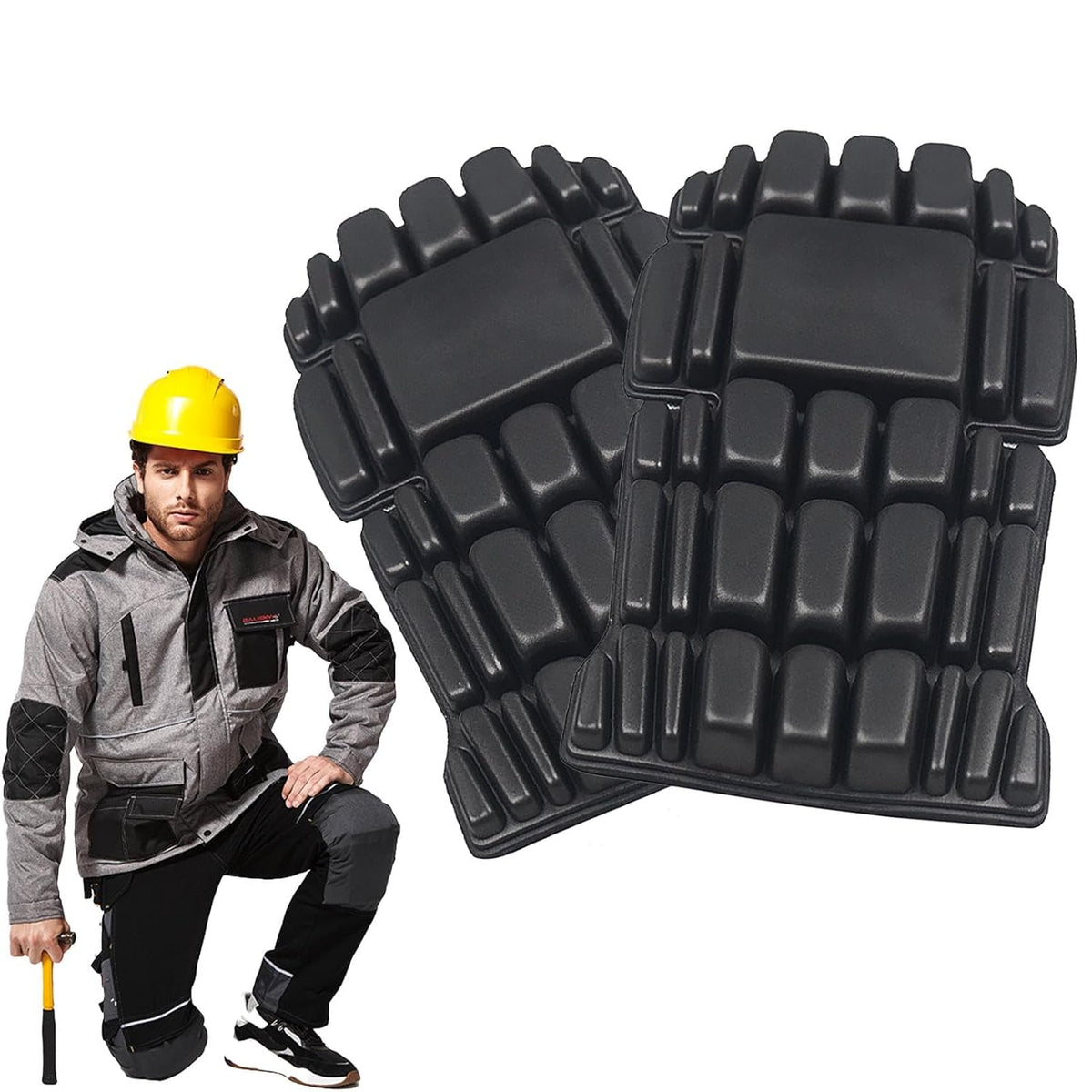 High Elasticity EVA Knee Pads Comfortable Flexibile EVA Foam Guard Trouser Insert Men and Women