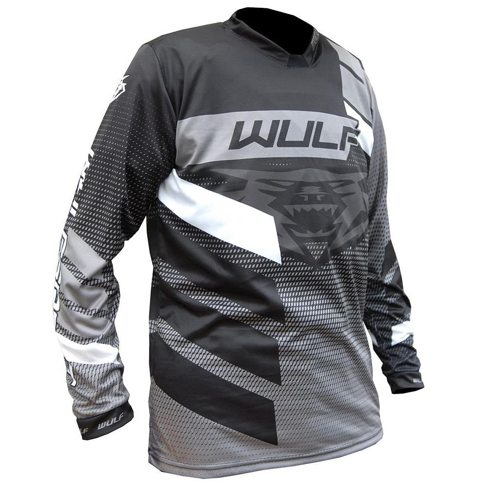 Kids Motocross Suit Grey Matrix Forte Design Race Shirts and Trousers