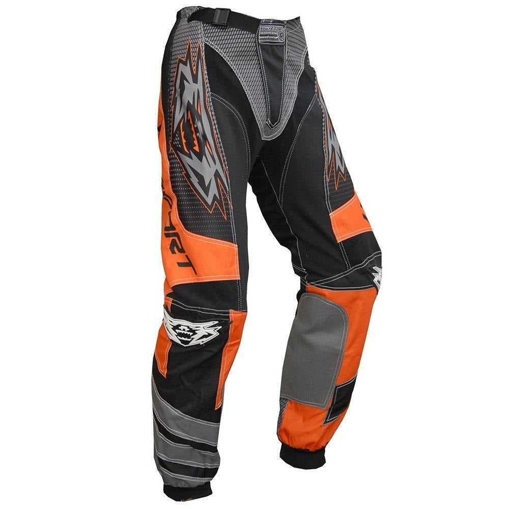 Kids Motocross Orange Suit Matrix Forte Design Race Shirts and Trousers