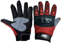 Kids Hard Knuckle Red Gloves with Protective Red Knee Pads Children Sporting Activities Safety Gloves Kids Motorbike, Bicycle Knee & Hands Protective Gear