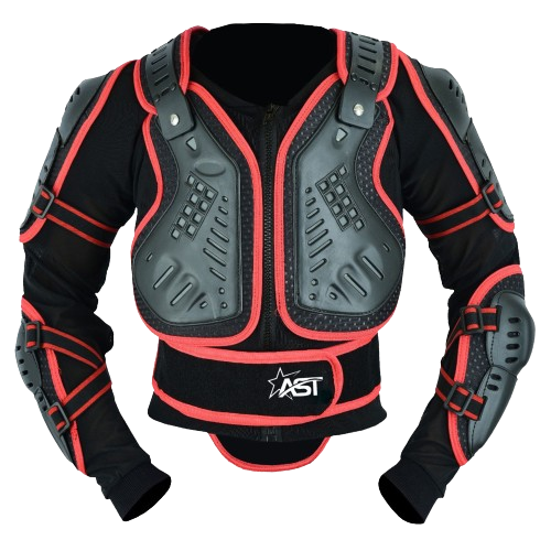 STAR AST Kids Red Scorpion Body Armor Motocross Padded Jacket Spine Protective Upper wear