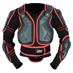 STAR AST Kids Red Scorpion Body Armor Motocross Padded Jacket Spine Protective Upper wear