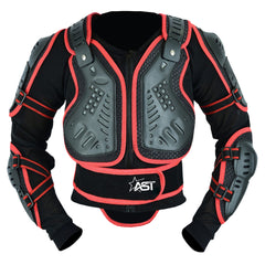STAR AST Kids Red Scorpion Body Armor Motocross Padded Jacket Spine Protective Upper wear