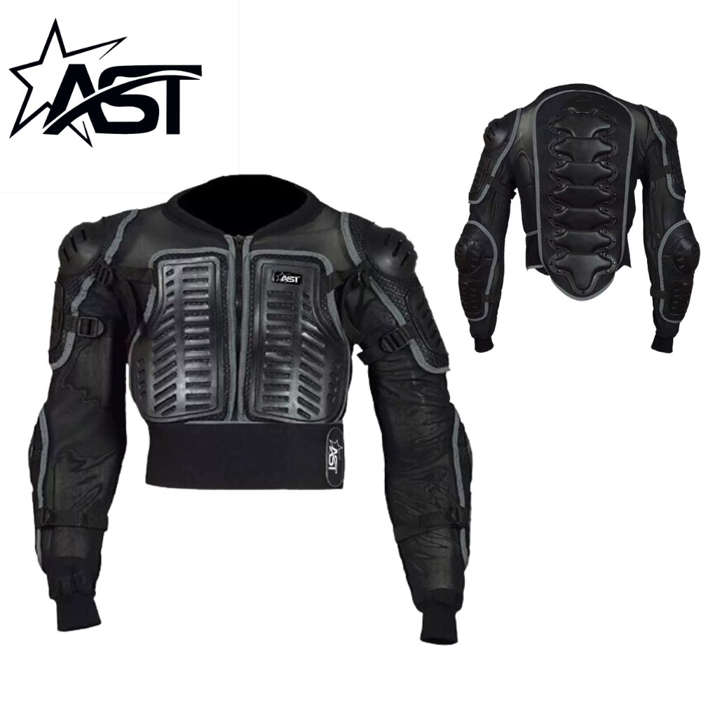 Kids Protective Randy Armor Stylish Black Chest & Back Protective Children Armor