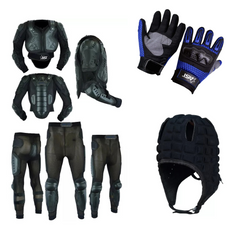 Kids Complete Suit Full body Scorpion Body Armor with Head Guard Children Hard Knuckles Gloves and Padded Trousers