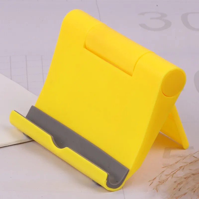 Mobile Phone Holder Cell Phone Stand for Desk Phone Holder Foldable Portable Adjustable Compatible with iPhone 15 14 13 Pro Max, iPhone 12 11 Plus SE XS XR 8 7, Office Desk Travel Accessories