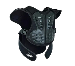 Kids Complete Suit Sleeveless Body Armor with Head Guard Protective Knee pads Children Hard Knuckles Gloves and Padded Trousers