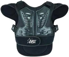 Kids Sleeveless Black Body Armor with Protective Trouser Motocross Spine Guard Children Protection Outerwear