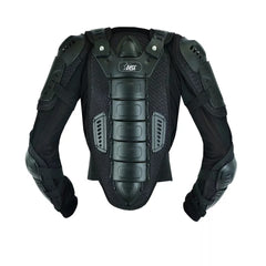 Adult Full Body Protective Armor Complete Suit Jacket with Trouser Spine Protection, Motocross Guard In Black