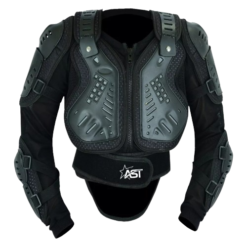 STAR AST Kids Black Scorpion Body Armor Motocross Padded Jacket Spine Protective Upper wear