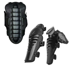 Adult Back Plate Red Armor Suit Jacket with Red Kneepads Spine & Knee Protection, Motocross Guard