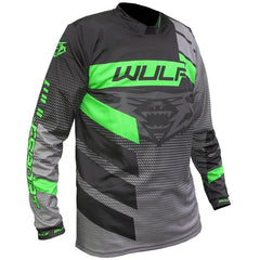 Kids Motocross Suit Green Matrix Forte Design Race Shirts and Trousers