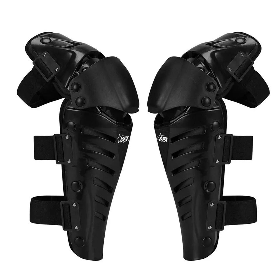 Adult Back Plate Red Armor Suit Jacket with Red Kneepads Spine & Knee Protection, Motocross Guard